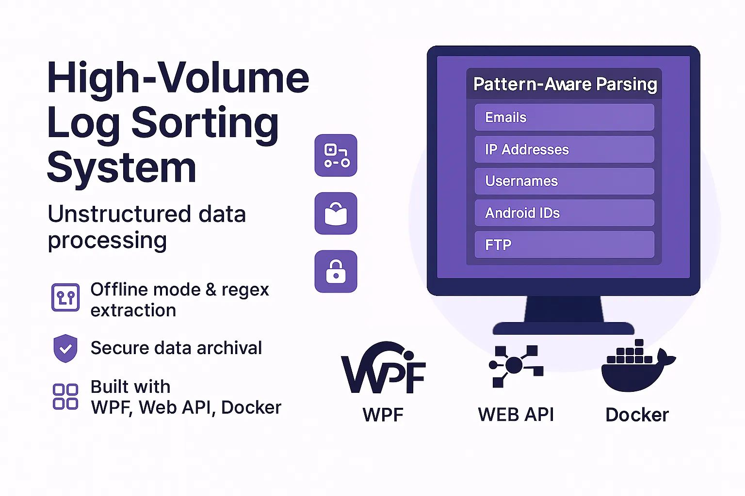 Cover image for project: High-Volume Log Sorting System