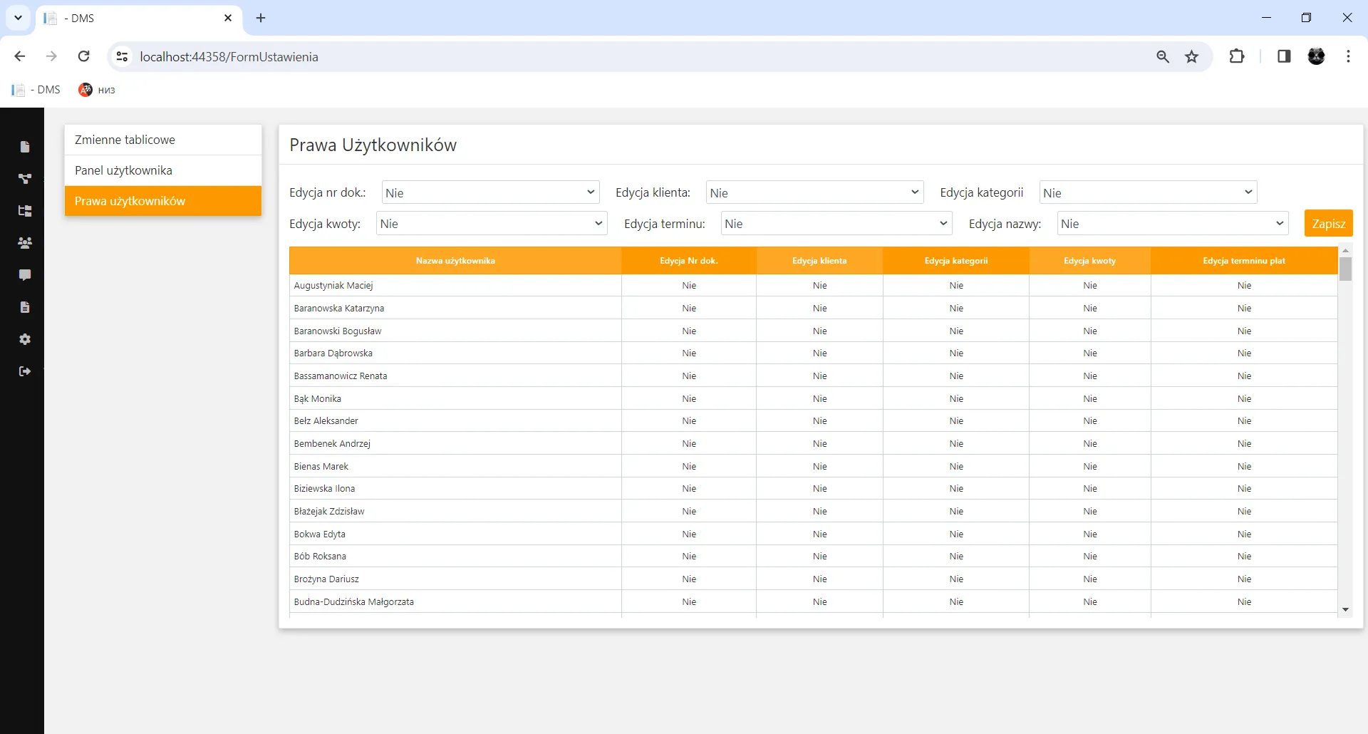 Administrator Configuration Panel
